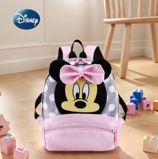 Disney Minnie & Mickey Mouse Cartoon Backpack for Kids–Cute &Colorful Schoolbag