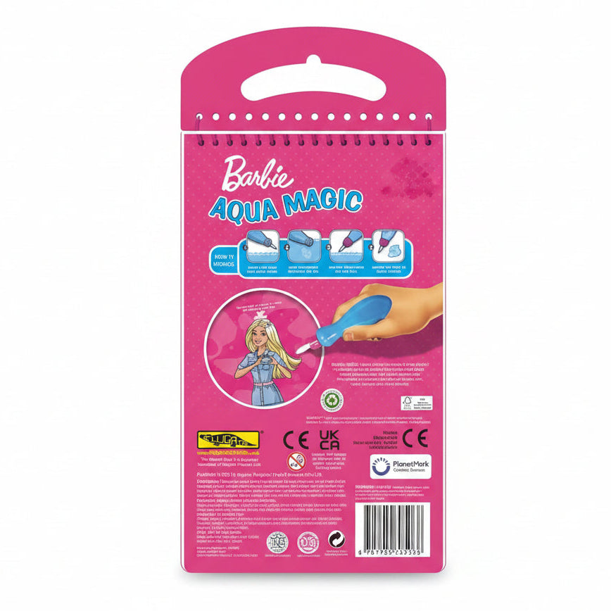 Barbie Aqua Magic Water Reveal Activity Pad – Mess-Free Magic Pen, Ages 3+