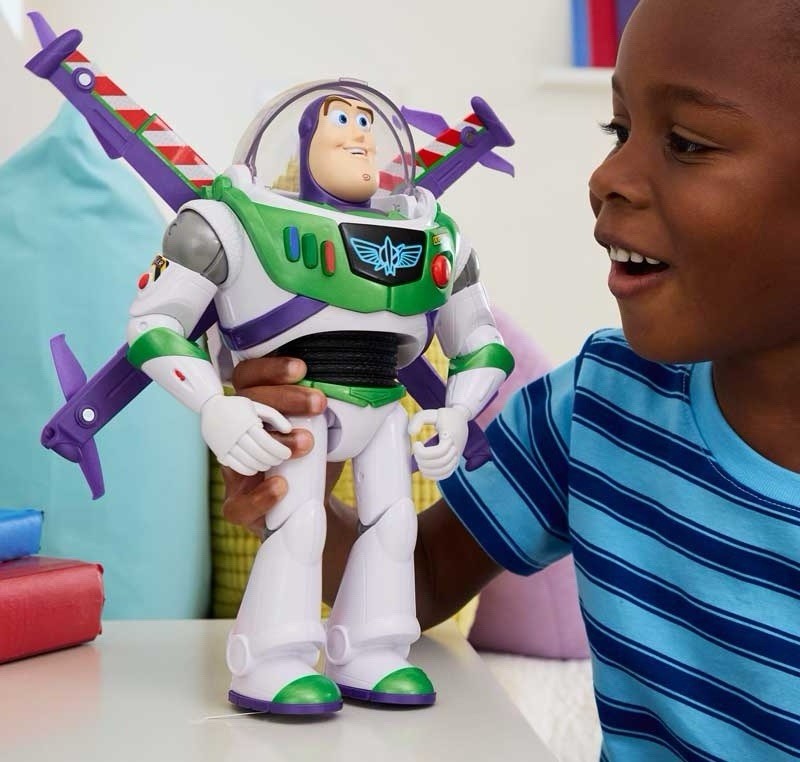 Toy Story 5 Buzz Lightyear High-Tech Edition – Wing Activation, Flight Mode & 35+ Sounds