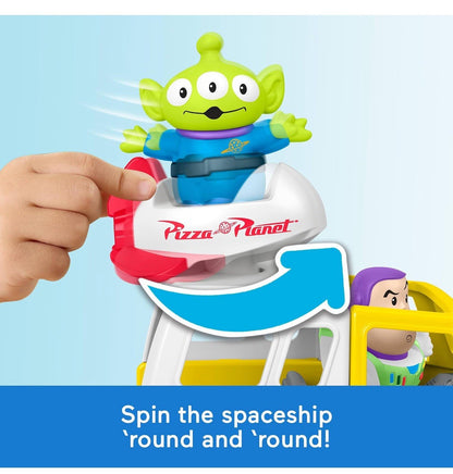 Fisher-Price Little People Disney Pixar Toy Story – Pizza Planet Truck with Buzz & Alien