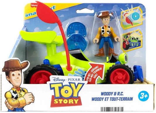 Fisher-Price Imaginext Toy Story Woody & RC Car Set – Figure + Vehicle