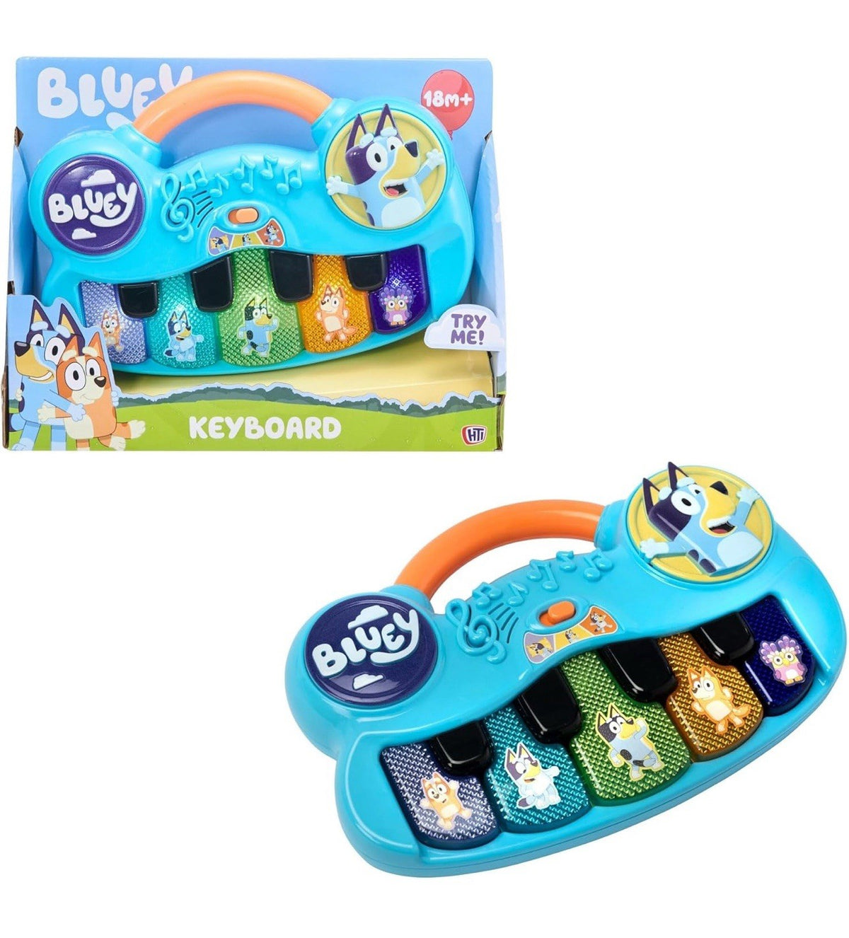 Bluey My First Keyboard – Interactive Musical Piano Toy for Toddlers, Ages 12m+