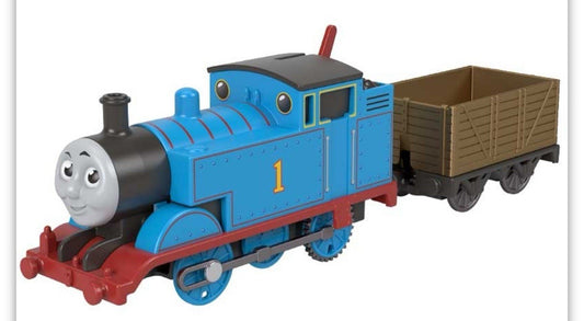 Fisher-Price Thomas & Friends – Motorised Thomas No.1 Train with Wagon