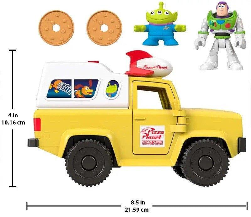 Fisher-Price Imaginext Toy Story – Pizza Planet Truck Playset with Buzz & Alien