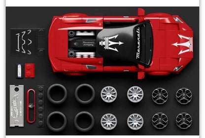 Hot Wheels Maserati MC20 Building Set – 250 Pieces, Ages 10+