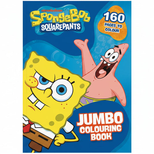 SpongeBob SquarePants Jumbo Colouring Book – 160 Pages of Bikini Bottom Fun