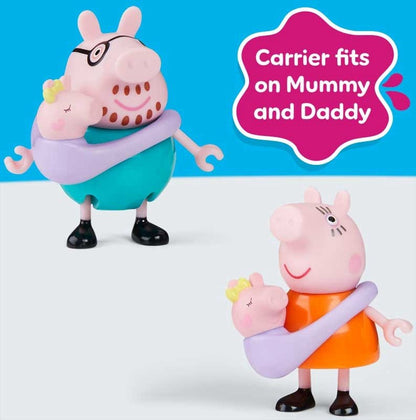 Peppa Pig Family of Five Figure Set – Daddy, Mummy, Peppa, George & Baby Evie