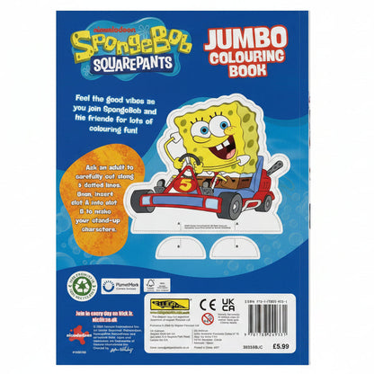 SpongeBob SquarePants Jumbo Colouring Book – 160 Pages of Bikini Bottom Fun