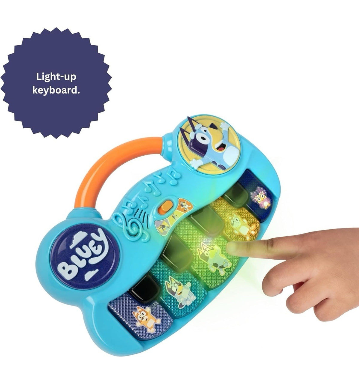 Bluey My First Keyboard – Interactive Musical Piano Toy for Toddlers, Ages 12m+