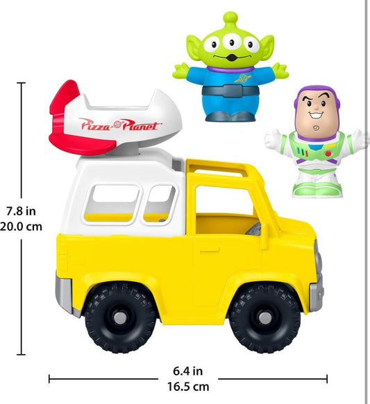 Fisher-Price Little People Disney Pixar Toy Story – Pizza Planet Truck with Buzz & Alien