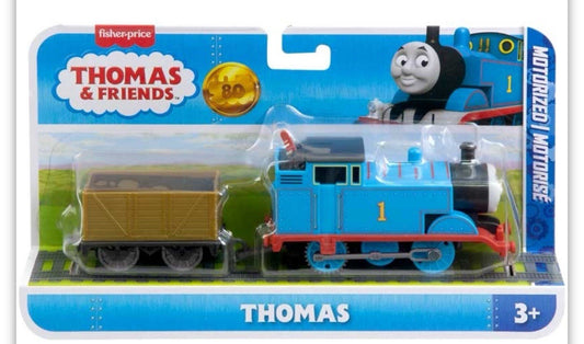 Fisher-Price Thomas & Friends – Motorised Thomas No.1 Train with Wagon