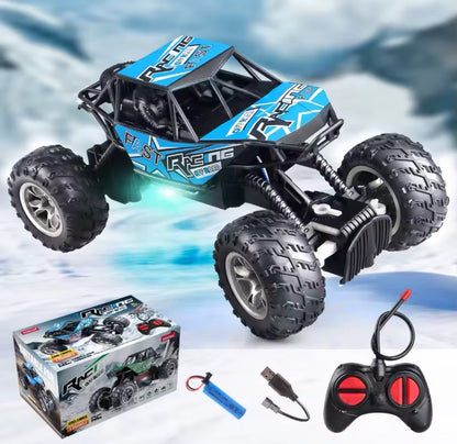 RACI Remote Control Car with Lights Anti-Slip Rubber Tires Outdoor Off-Road New