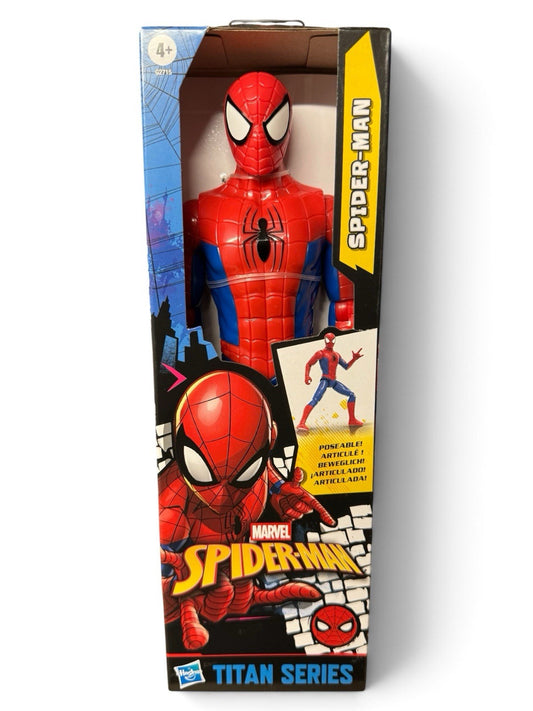 Marvel Spider-Man Classic Titan Series Action Figure – 12-Inch Scale, Ages 4+