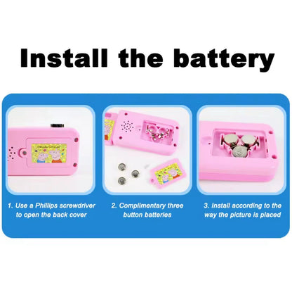 Peppa Pig Foldable Toy Phone with Lights & Music – Ages 3+