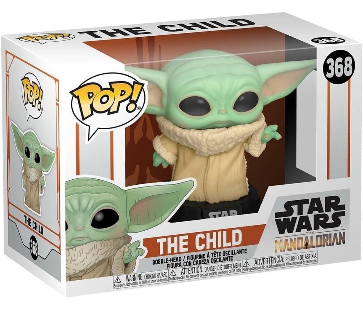 Funko Pop! The Mandalorian – The Child (Grogu) #368 Vinyl Figure