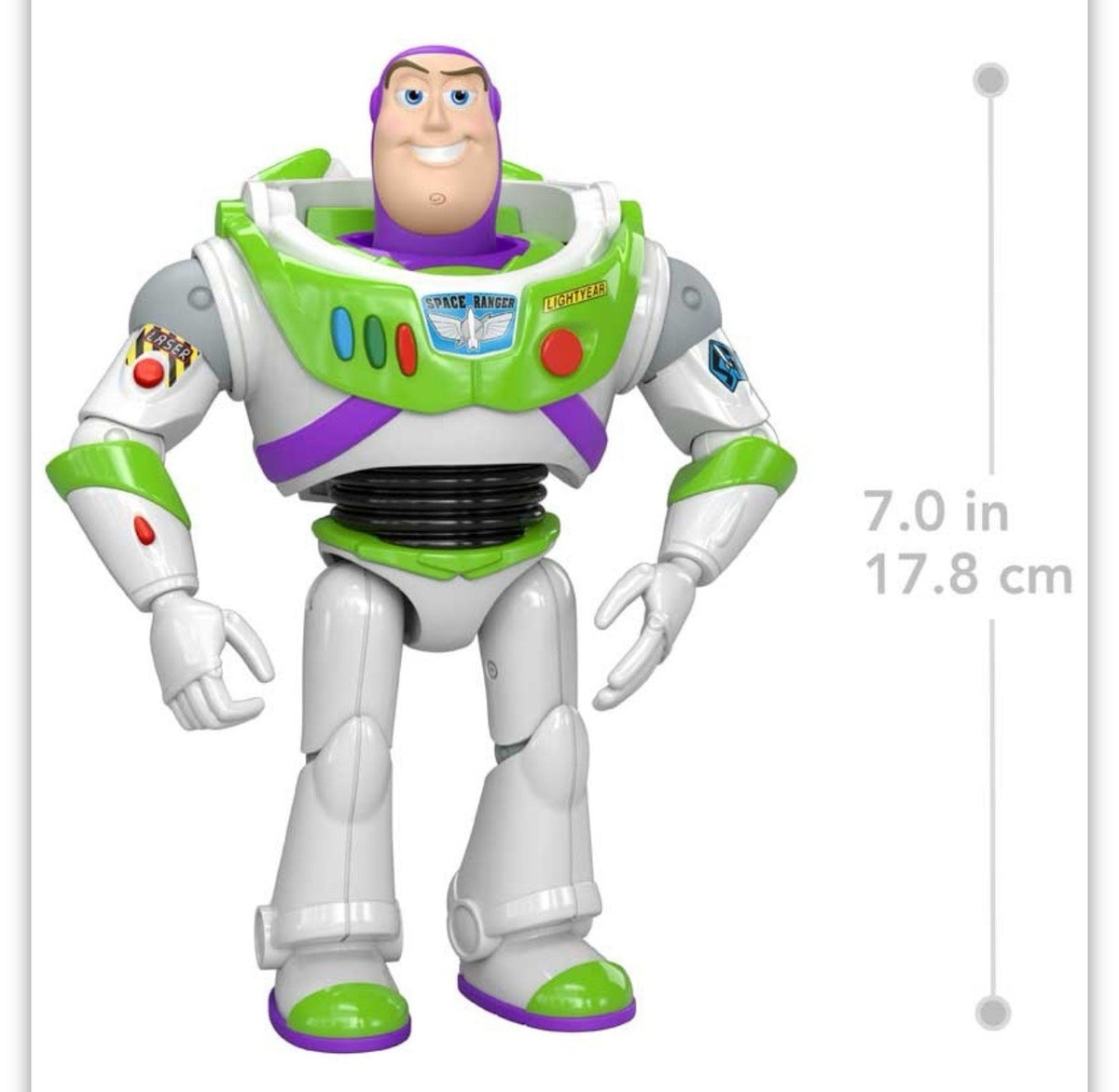 Toy Story 5 Buzz Lightyear 7-Inch Action Figure – Ready for Adventure