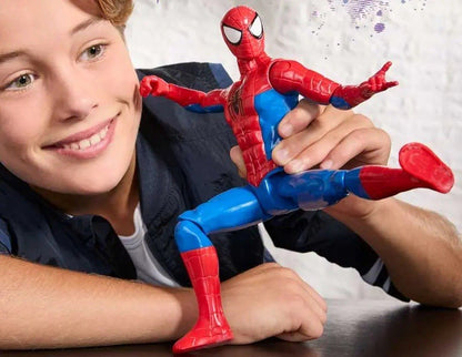 Marvel Spider-Man Classic Titan Series Action Figure – 12-Inch Scale, Ages 4+