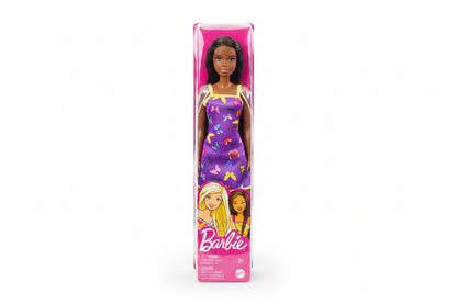 Barbie Fashionistas Doll – Purple Butterfly Dress & Yellow Shoes