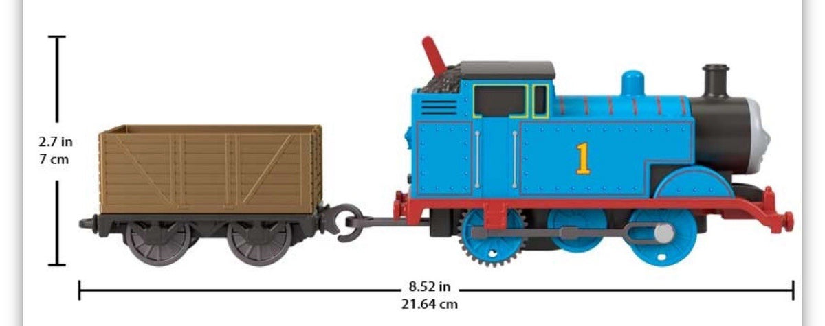 Fisher-Price Thomas & Friends – Motorised Thomas No.1 Train with Wagon