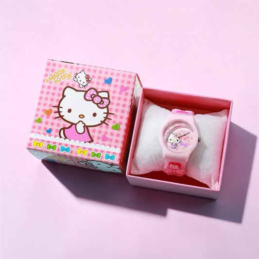 Hello Kitty Girls Watch – Pink Strap, Boxed, New