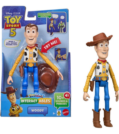 Toy Story 5 Interactables Woody 9-inch Playscale Converses with Other Characters