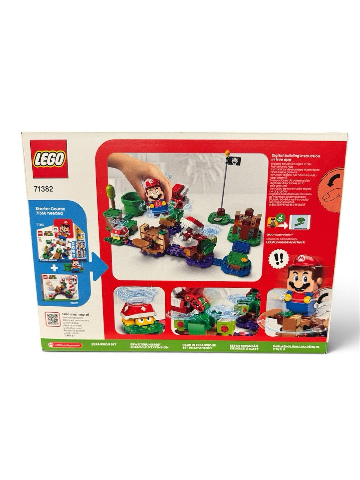 LEGO 71382 Super Mario Piranha Plant Puzzling Challenge Expansion Set