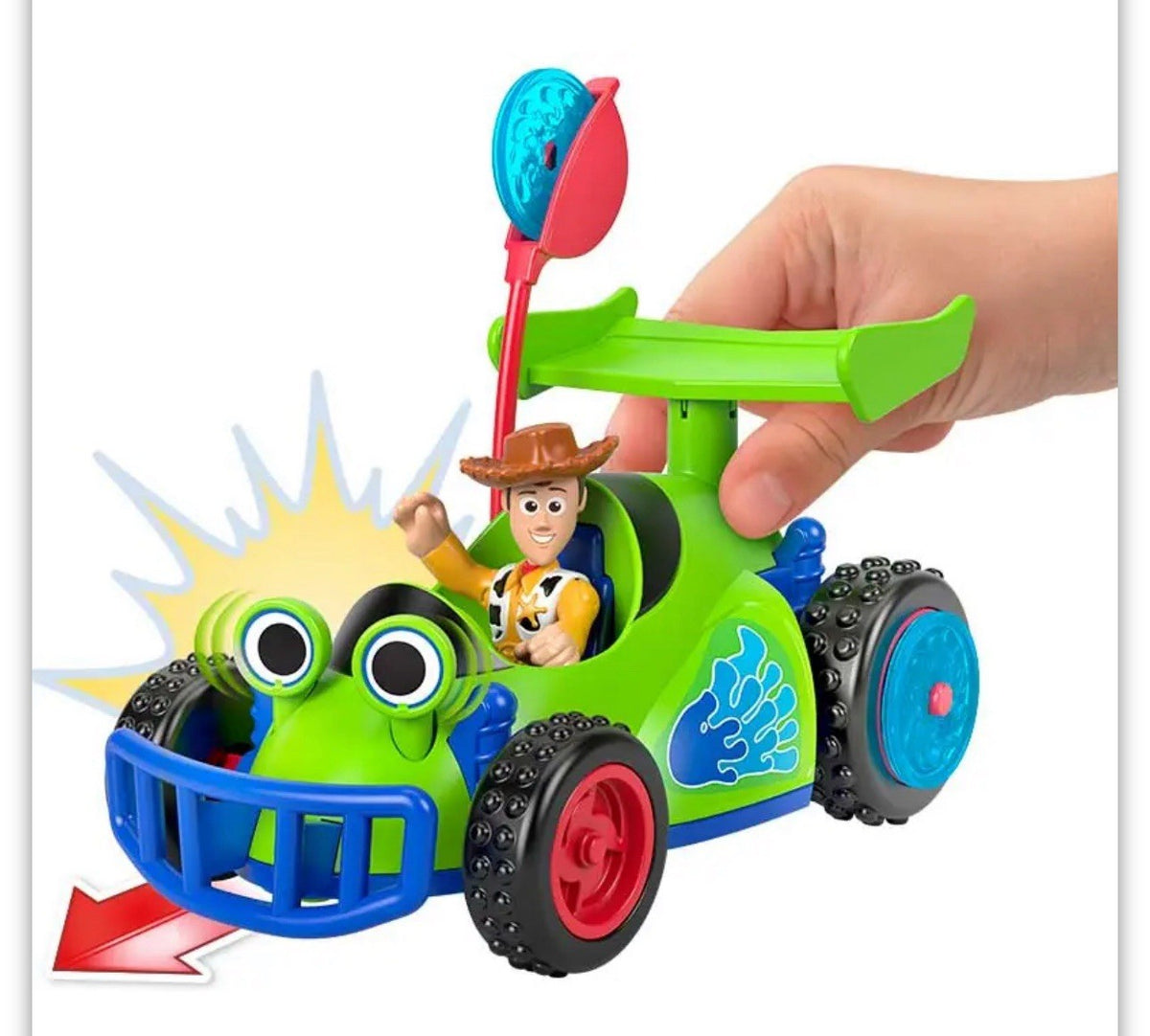 Fisher-Price Imaginext Toy Story Woody & RC Car Set – Figure + Vehicle