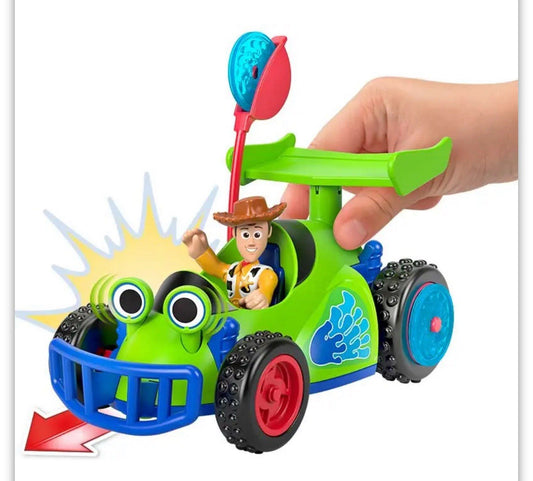 Fisher-Price Imaginext Toy Story Woody & RC Car Set – Figure + Vehicle