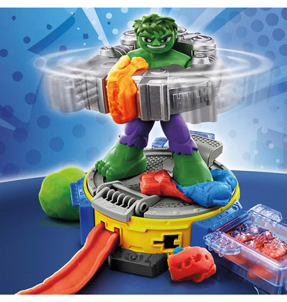 Play-Doh Marvel Hulk Smash & Squish Playset, Non-Toxic Modelling Compound Toy