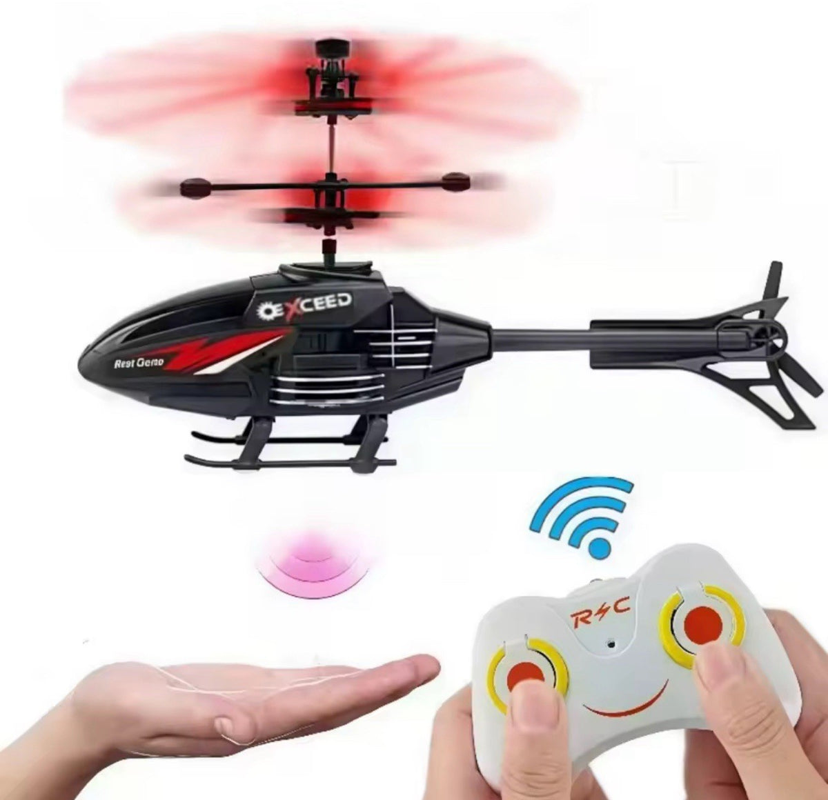 Indoor Remote Control Toy Helicopter With Control & Sensor