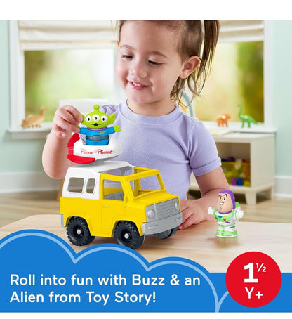 Fisher-Price Little People Disney Pixar Toy Story – Pizza Planet Truck with Buzz & Alien