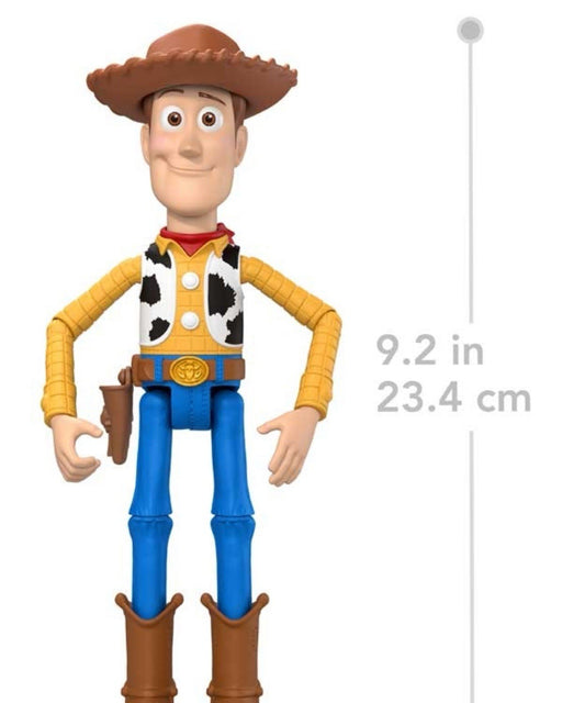 Toy Story 5 Woody 9-Inch Articulated Action Figure with Hat