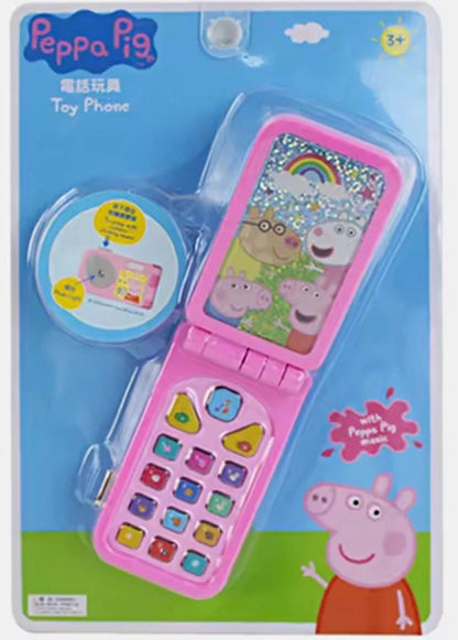 Peppa Pig Foldable Toy Phone with Lights & Music – Ages 3+