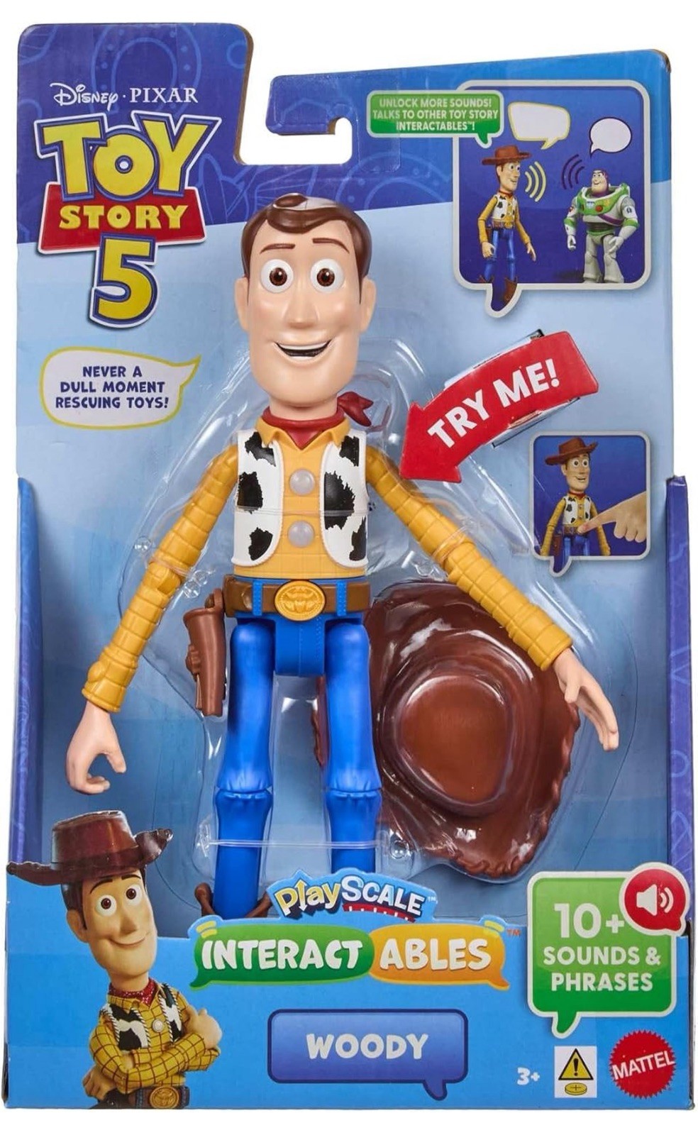 Toy Story 5 Interactables Woody 9-inch Playscale Converses with Other Characters