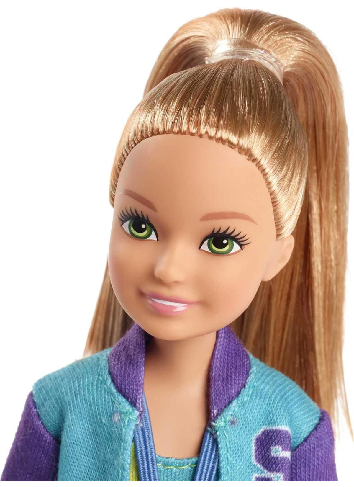 Barbie Team Stacie Gymnastics Playset | Spinning Bar & 7 Accessories