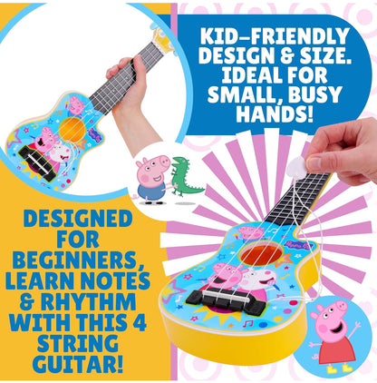 (16”)Peppa Pig My 1st Guitar – A Musical First for Little Peppa Fans