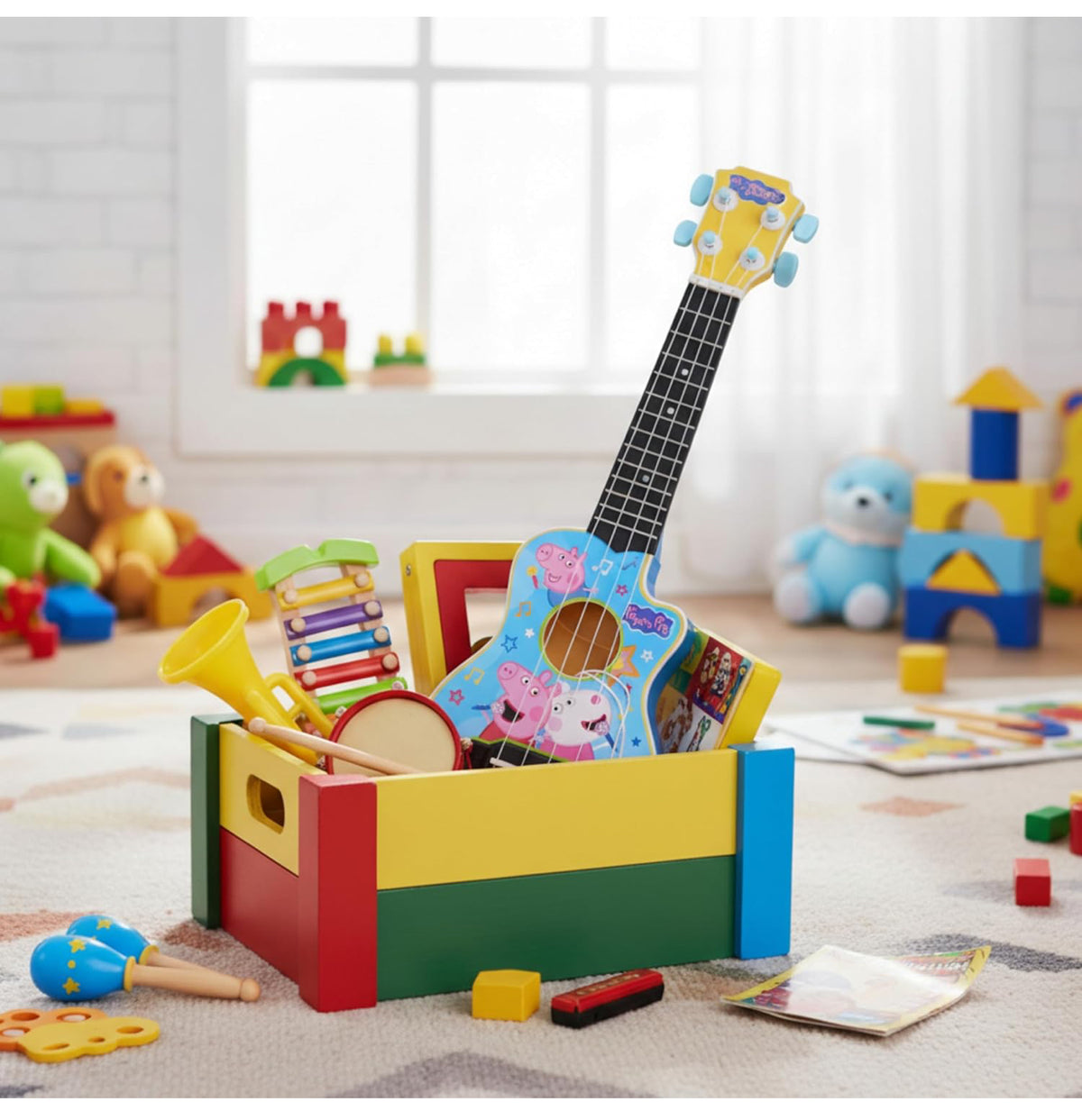(16”)Peppa Pig My 1st Guitar – A Musical First for Little Peppa Fans