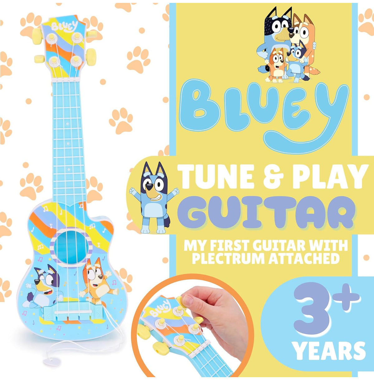 (16”) Bluey My 1st Guitar – The First Instrument Every Little Bluey Fan Needs