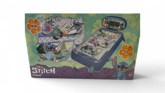 Disney Stitch Pinball Tabletop Game – Lights & Sounds, Ages 4+