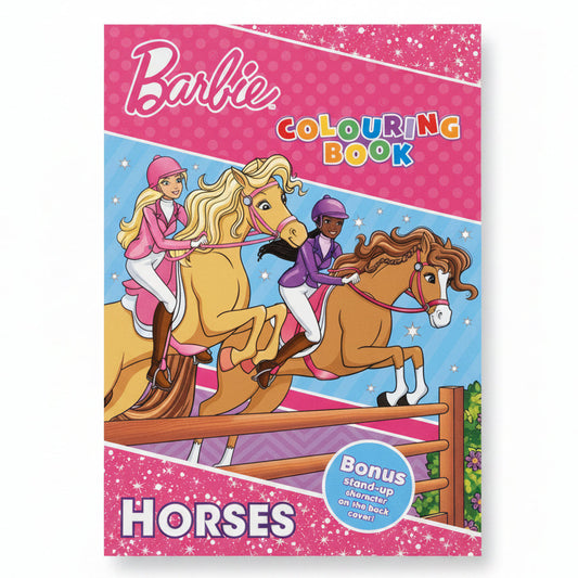 Barbie Horses Colouring Book – Horse-Themed Pages for Ages 4–8