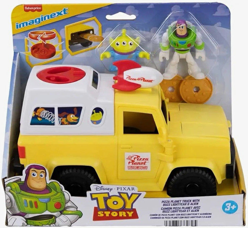 Fisher-Price Imaginext Toy Story – Pizza Planet Truck Playset with Buzz & Alien
