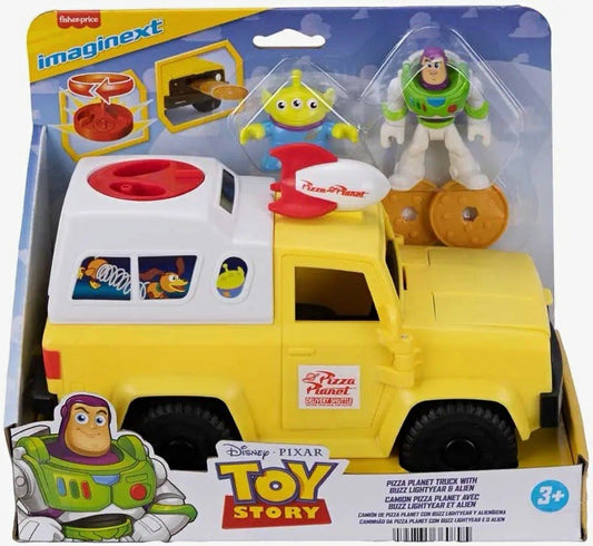 Fisher-Price Imaginext Toy Story – Pizza Planet Truck Playset with Buzz & Alien